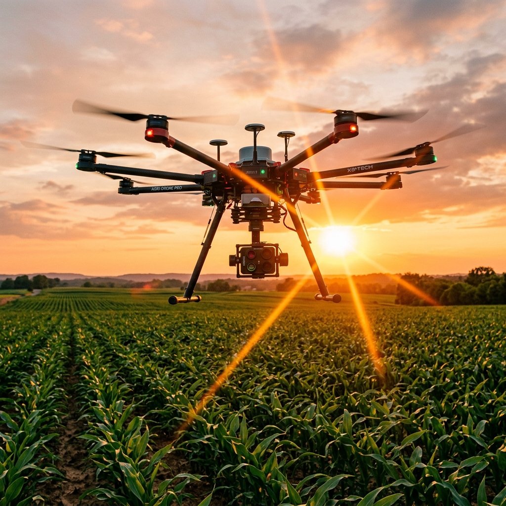 Teknologi Drone dan Mesin Panen untuk Pertanian Modern