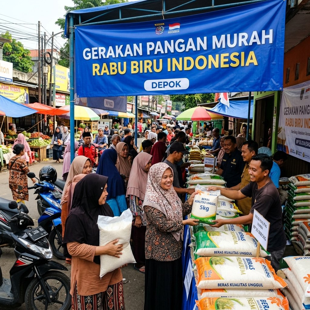 Bazar Pangan Murah di Jakarta Timur