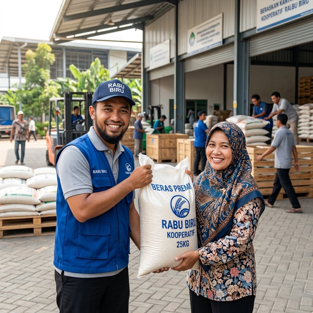 Kegiatan Koperasi Rabu Biru Indonesia